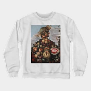 Autumn by Style of Giuseppe Arcimboldo Crewneck Sweatshirt